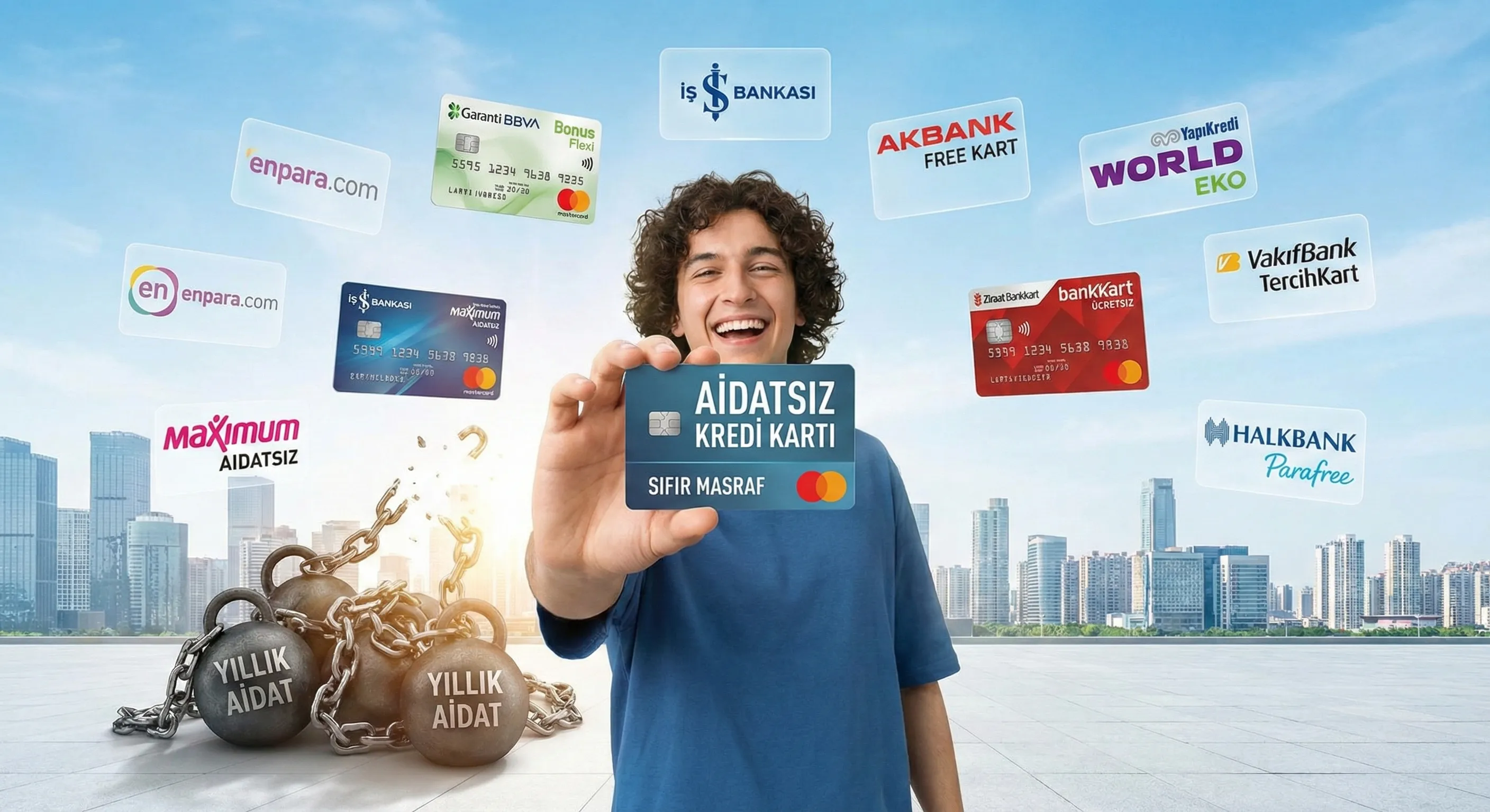 Aidatsız Kredi Kartı Veren Bankalar 2026