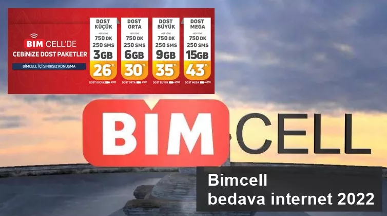 Bimcell Bedava İnternet 2022