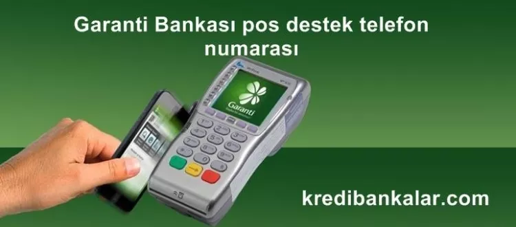 Garanti POS Destek Hattı (444 0 339)