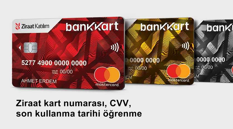 Ziraat Bankası Kart Numarası Öğrenme, CVV, Son…