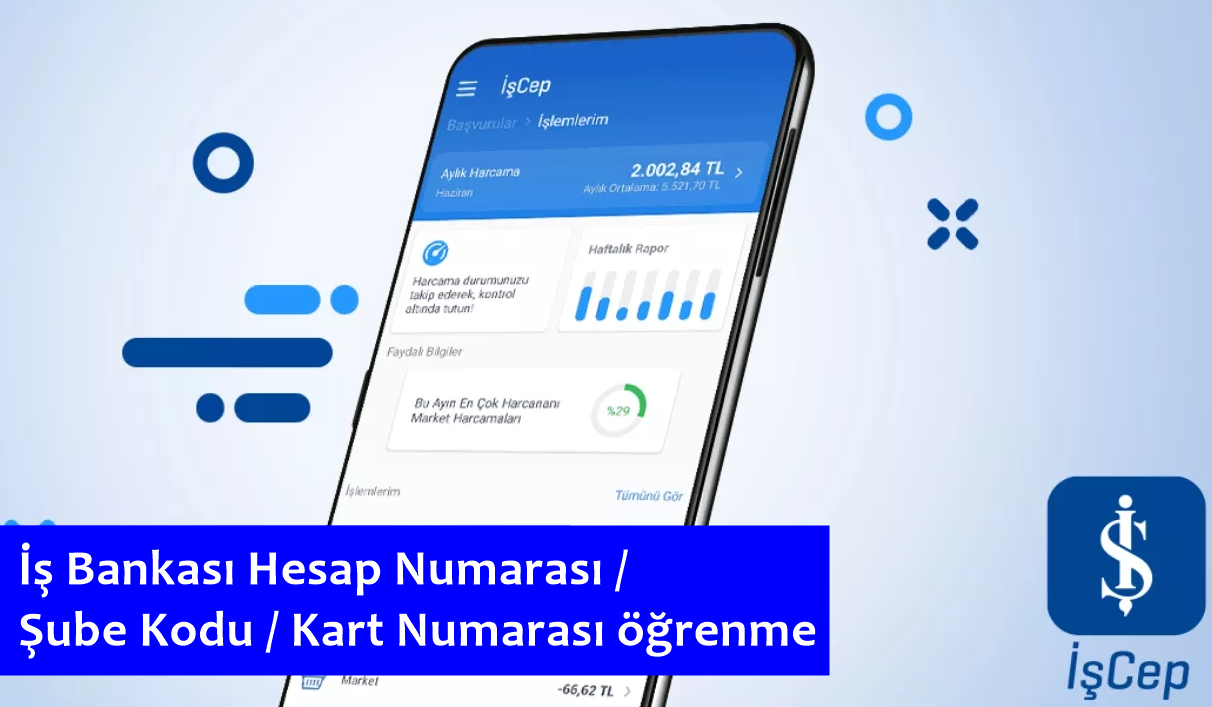 İş Bankası Hesap Numarası Öğrenme (Şube Kodu,…